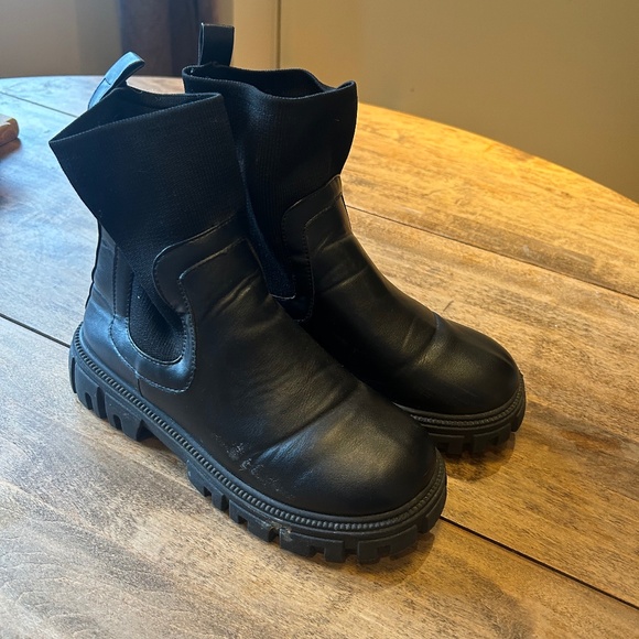 Ardenes Black combat boot - Picture 1 of 2